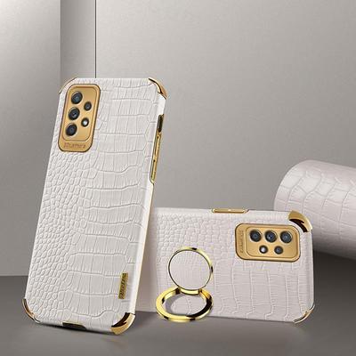 A53 5G Case Crocodile Leather Case For Samsung Galaxy A53 A73 A33 A13 A52S A52 A72 A32 A12 A22 A82 5G Cover Car Magentic Ring