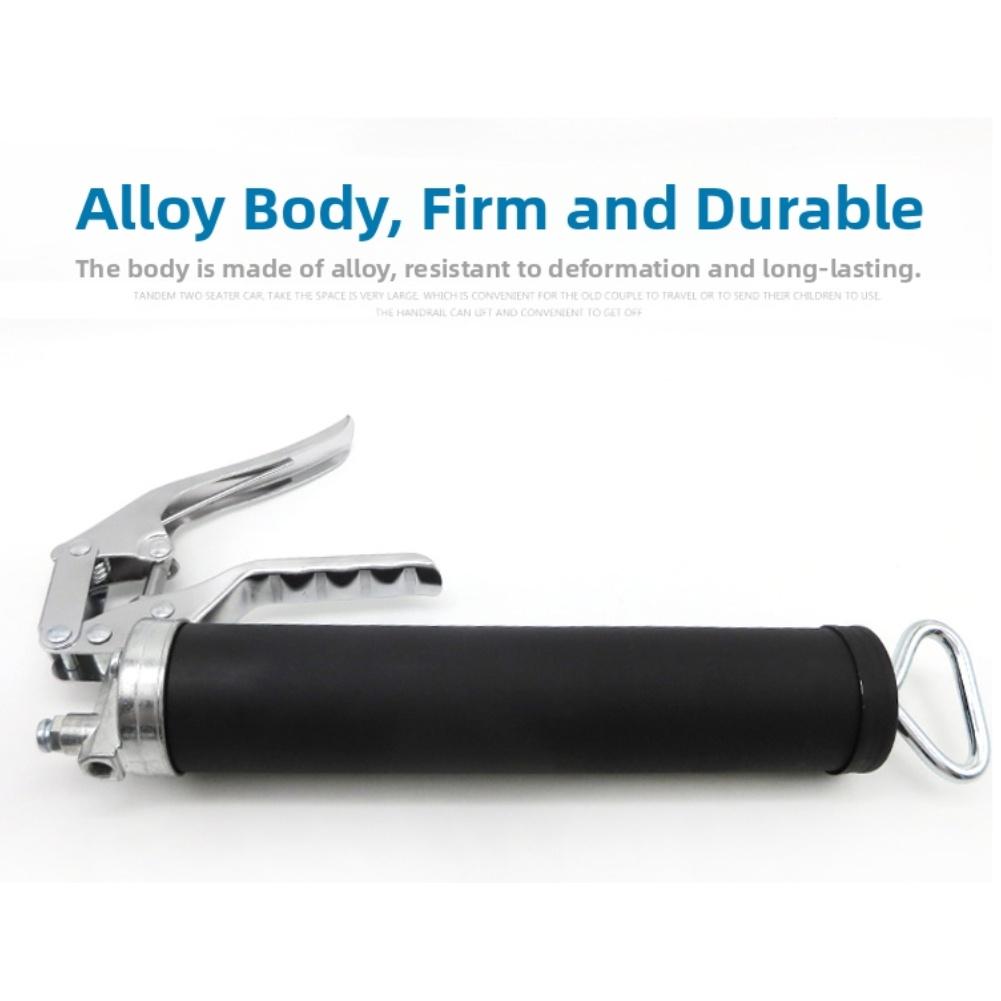 400CC High Pressure Grease Tool with Comfortable Grip Zinc Alloy Trigger for Smooth Operation in Industrial Use