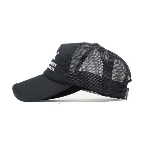 AVIREX Mesh Cap Hat for NUMBERING Large Big Size XL Men, USA, Size, (Black (NUBERING), XL)