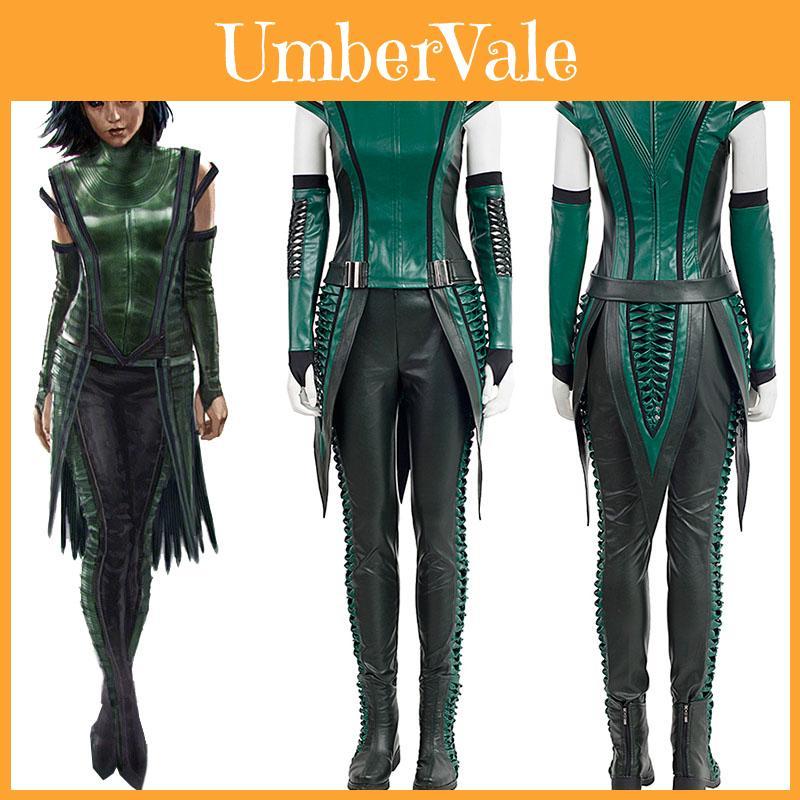 Wykwintny Zielony Kostium Cosplay Mantis z Strażników Galaktyki 2 Dla Kobiet