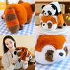 Flip Panda Plush Toy With Custom Design In Cute Animal Style For Kids Playtime Fun