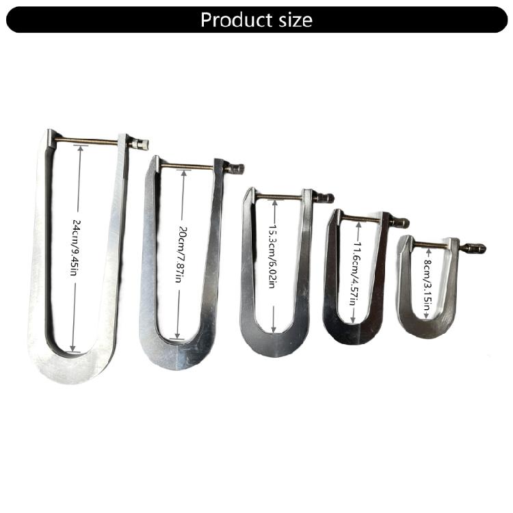 Violin Bracing Clamp Aluminum Alloy Violin Guitar Bass Bar Clamps Beam Repair Tools for Bracing and Repair Enduring