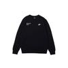 Nike Fashion Versatile Breathable Urban Commuter Letter Logo Crewneck Sweatshirt Unisex Sweatshirt Black BV2667-010(TEAM1061-3.3.14)