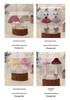 Christmas Mushroom Pendant Desktop Decoration Ornament for Tree Hanging