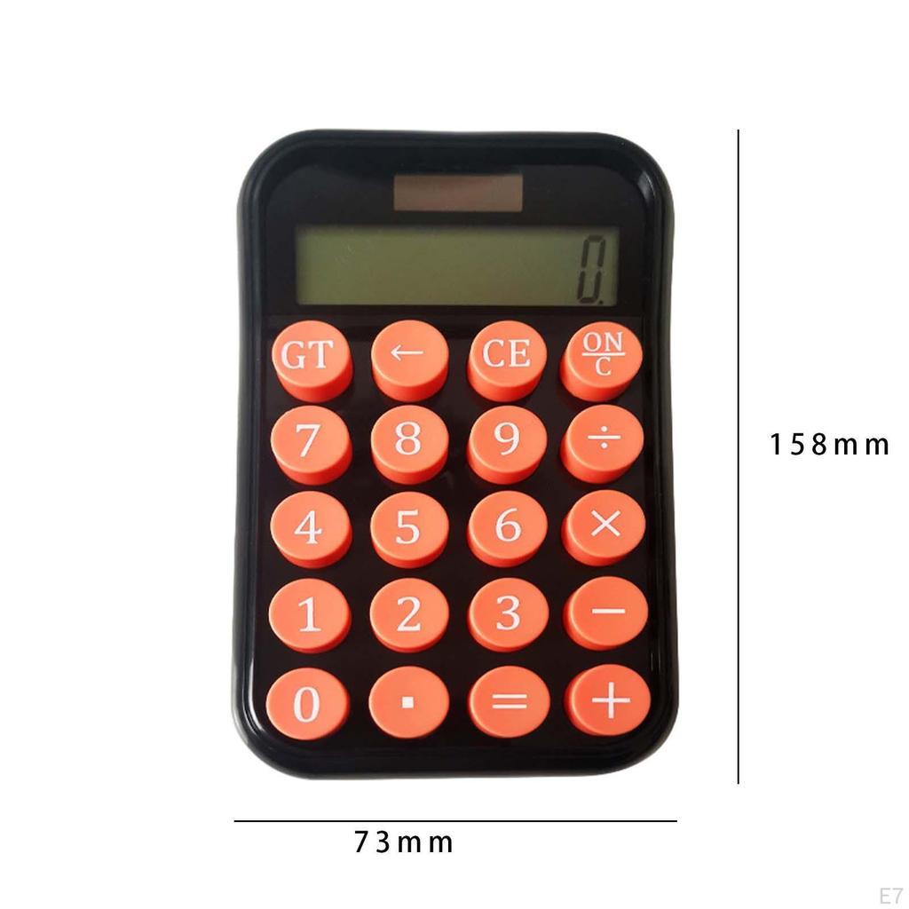 Cute Calculator Solar Powered Dual Power Standard Function 10 Digit Desktop