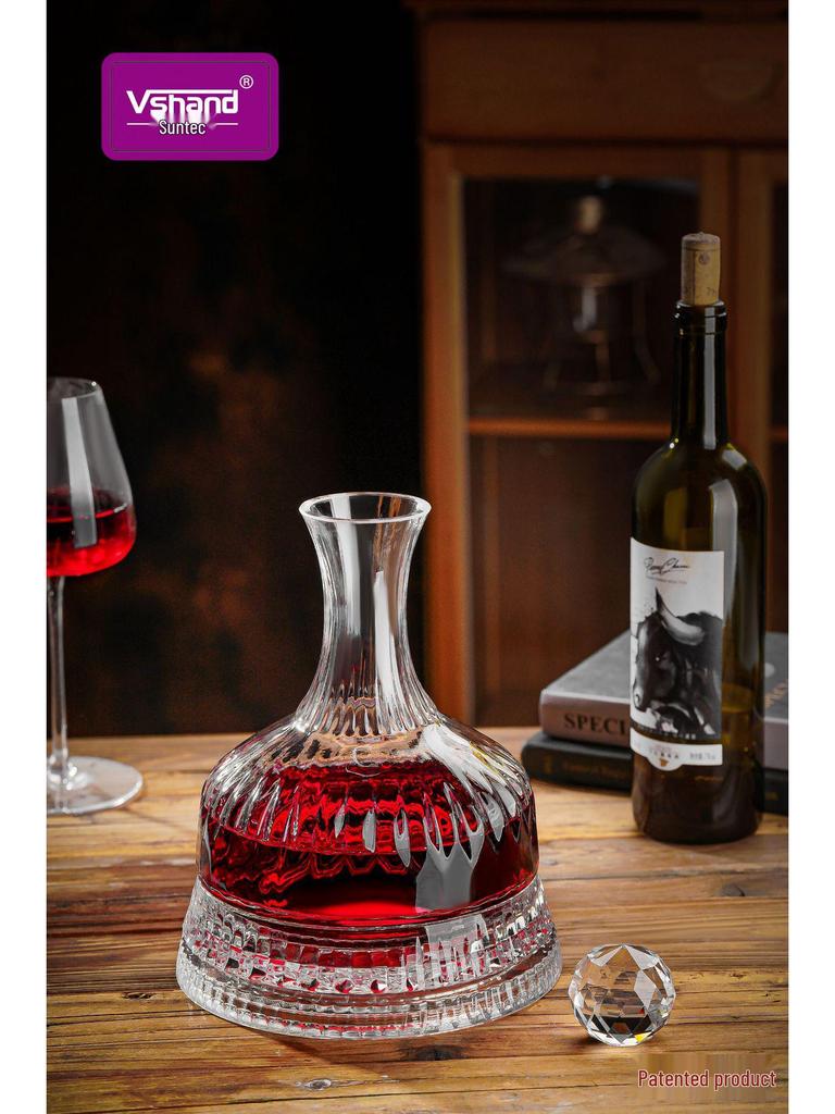 Vortex Rotating Red Wine Decanter Set - Luxury Home & Hotel Wine Dispenser