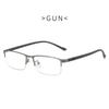 Anti-blue Light Glasses Half-frame Square Eyewear Women Men Luxury Eyeglasses Blue Light Blocking Man Lady Computer Eyeglas