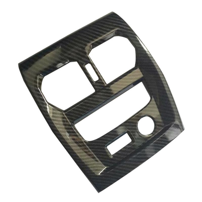 

Салон автомобиля заднее сиденье кондиционер вентиляционное отверстие защитная крышка наклейка украшения аксессуары для BMW 3 серии G20 G28 углеродного волокна черного