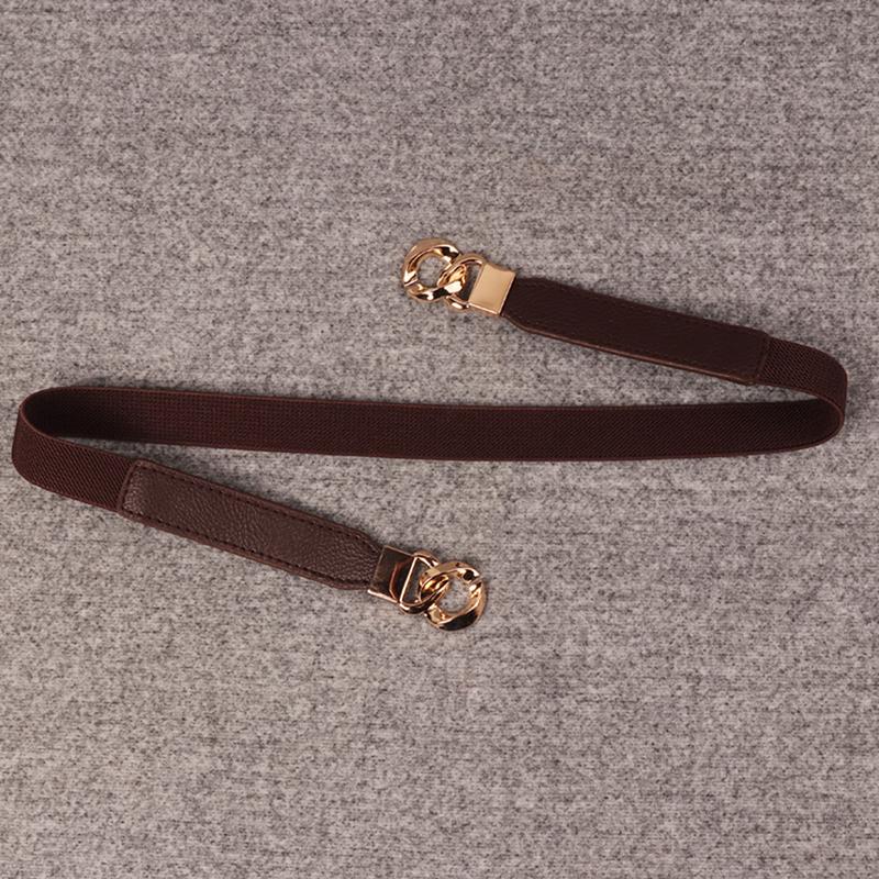 

3 цвета цепочка пояс эластичный пояс ремни для женщин дамы пальто пояс кофейный