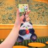 Cartoon Kawaii Animal Pendant Keys Accessories Huahua Panda Keyring  Birthday Gift