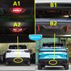 Car Rear Fog Light sticker,For Geely Coolray,Proton X50,BinYue
