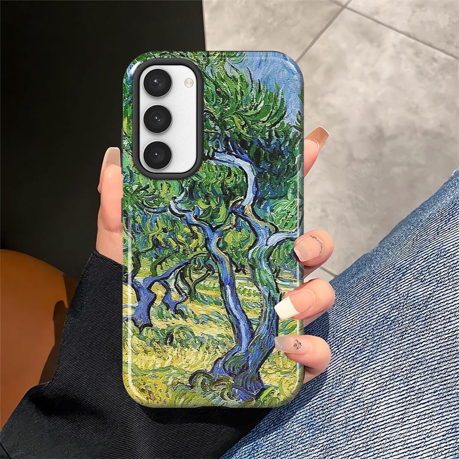 Van Gogh Fashion Still Life Flower Branches Soft Cover Capa Phone Case for Samsung Galaxy S25 S20 FE A16 S24 Ultra A26 S23