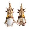 Zhongran Cow Doll Ornament Sunflower Rudolph Faceless Doll Couple Decorative Doll Props