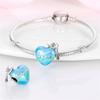 Gradient Color Heart Charm Bead Charms copper Plated Authentic Bead Charms Compatible With Authentic Bracelets Bead Charms Jewellery Gifts Ideal For W