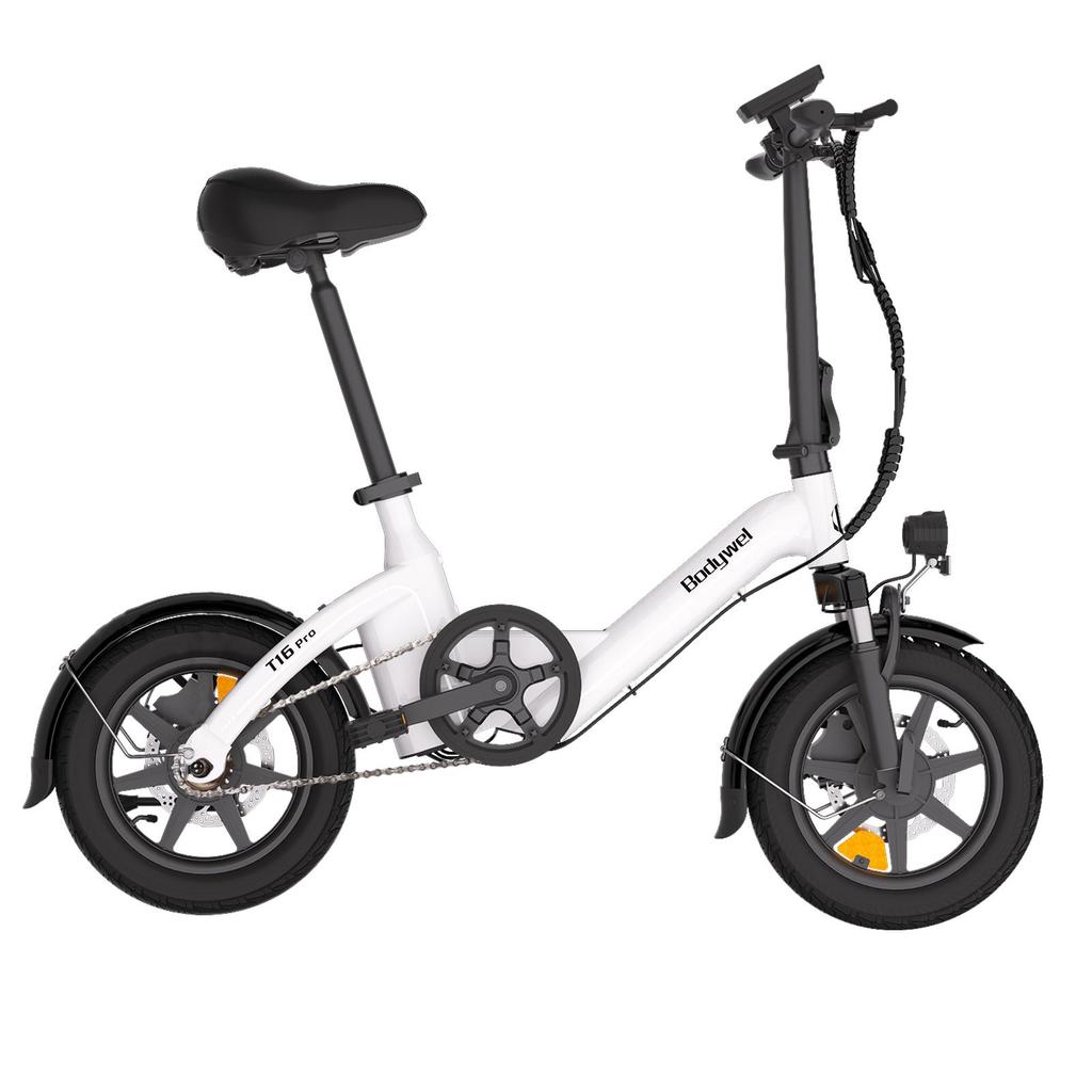 Bodywel T16PRO 14 Inch Lightweight Folding Electric Bicycle 36V7.8AH Battery 250W Motor Urban Commuting E- Bike Adult Outdoor Riding Electric Bike