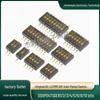 1,27 mm Schwarzer SMT Flachkippschalter DIP-Schalter, 2-10 Positionen (DSHP03TSGER)