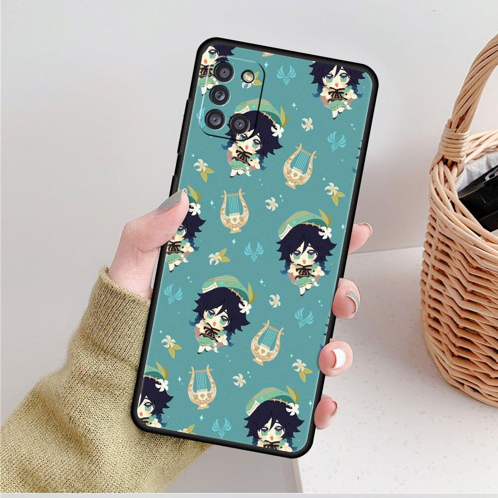 Shell Capa For Samsung Galaxy A12 A52 A51 A72 A02s A32 4G A71 A31 A41 A21s A13 A73 A23 A53 A33 A03s A22 Genshin Impact Case