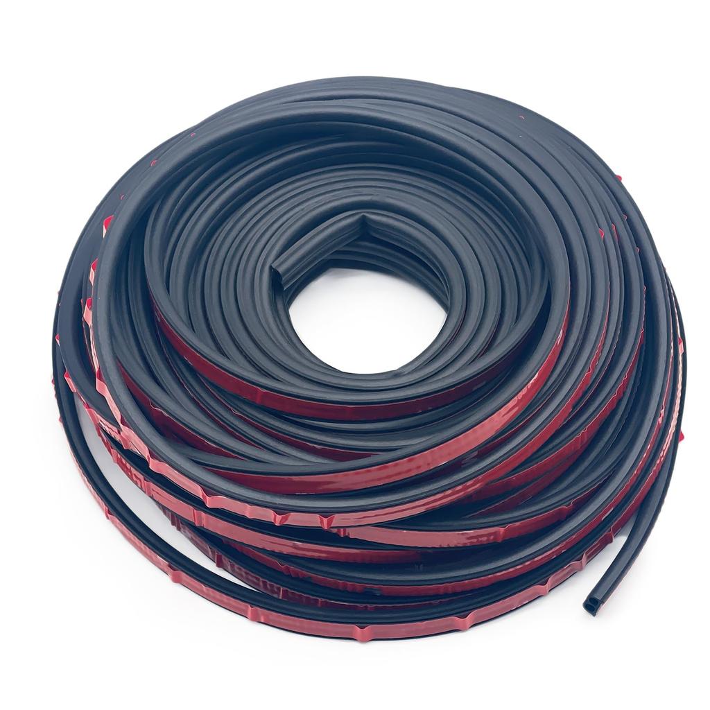 Moderno La Tail Car Weatherstrip General-purpose Door Molding 10m/20m Soundproofing/Vibration