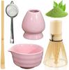 Set de ceai Matcha ceramic japonez de înaltă calitate 4-7 buc/set Cutie cadou Matcha Set de ceai Matcha cu tel și bol Râșniță somptuoasă Pensulă Instrumente de ceai Suport