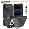 360° Rotating Ring Holder Magnetic Mesh Heat Dissipation Case for iPhone 16 15 14 13 12 11 17 Pro Max Air Plus For Magsafe Cover