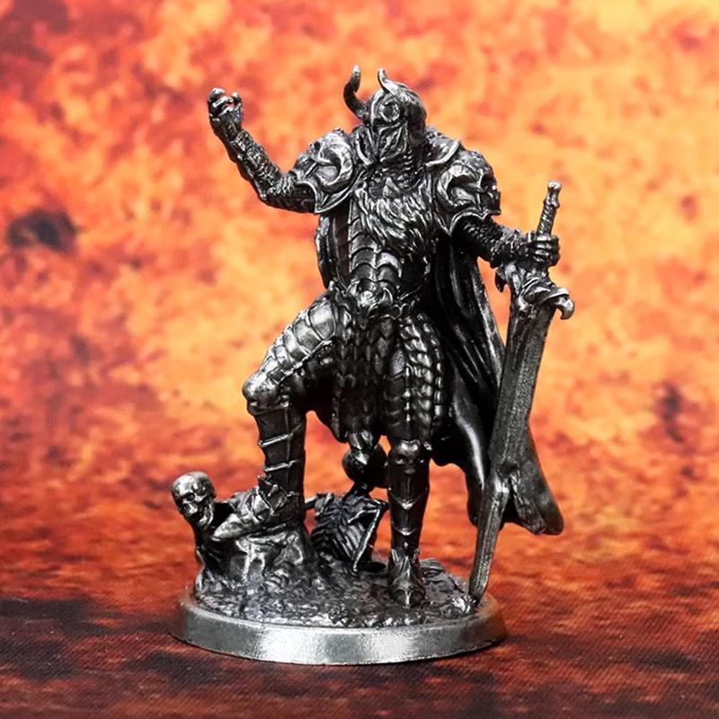 Fantasy RPG Metal Miniatures Holy Light Heroes Vs Shadow Undead Paintable Tabletop Game Figures War Chess Model Tabletop Game