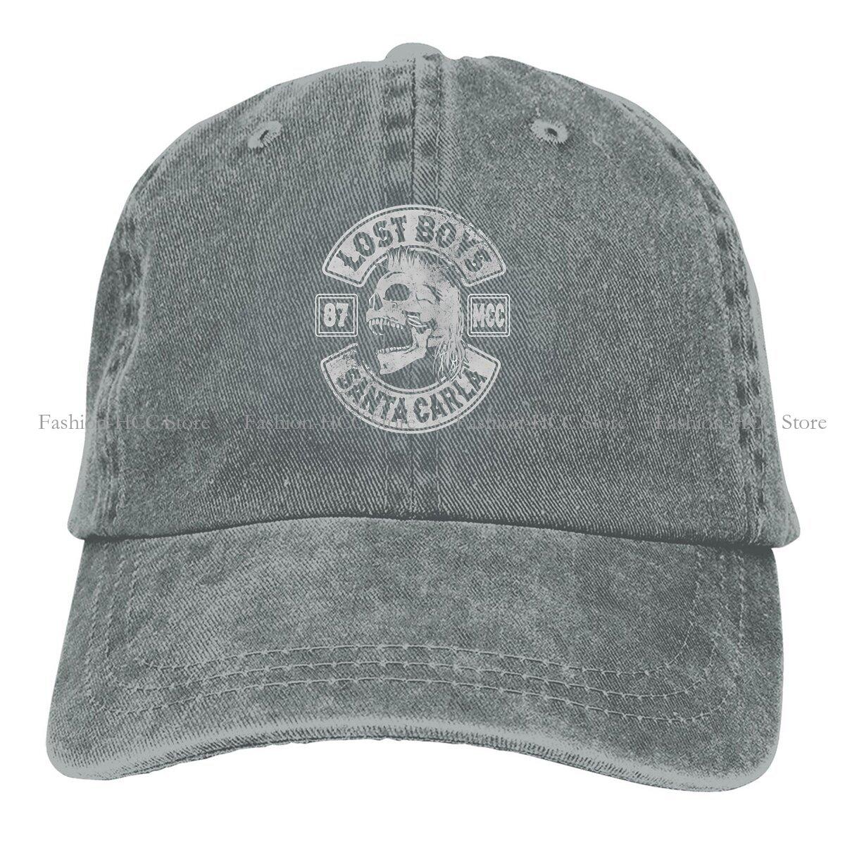 Pure Color Dad Hats Santa Carla MCC Motorcycle Club Hat Sun Visor Baseball Caps The Lost Boys Peaked Cap One Size