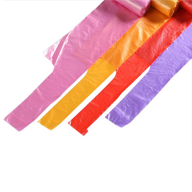 Large Colored Handheld Vest-Style Trash Bags - Thickened for Kitchen Use