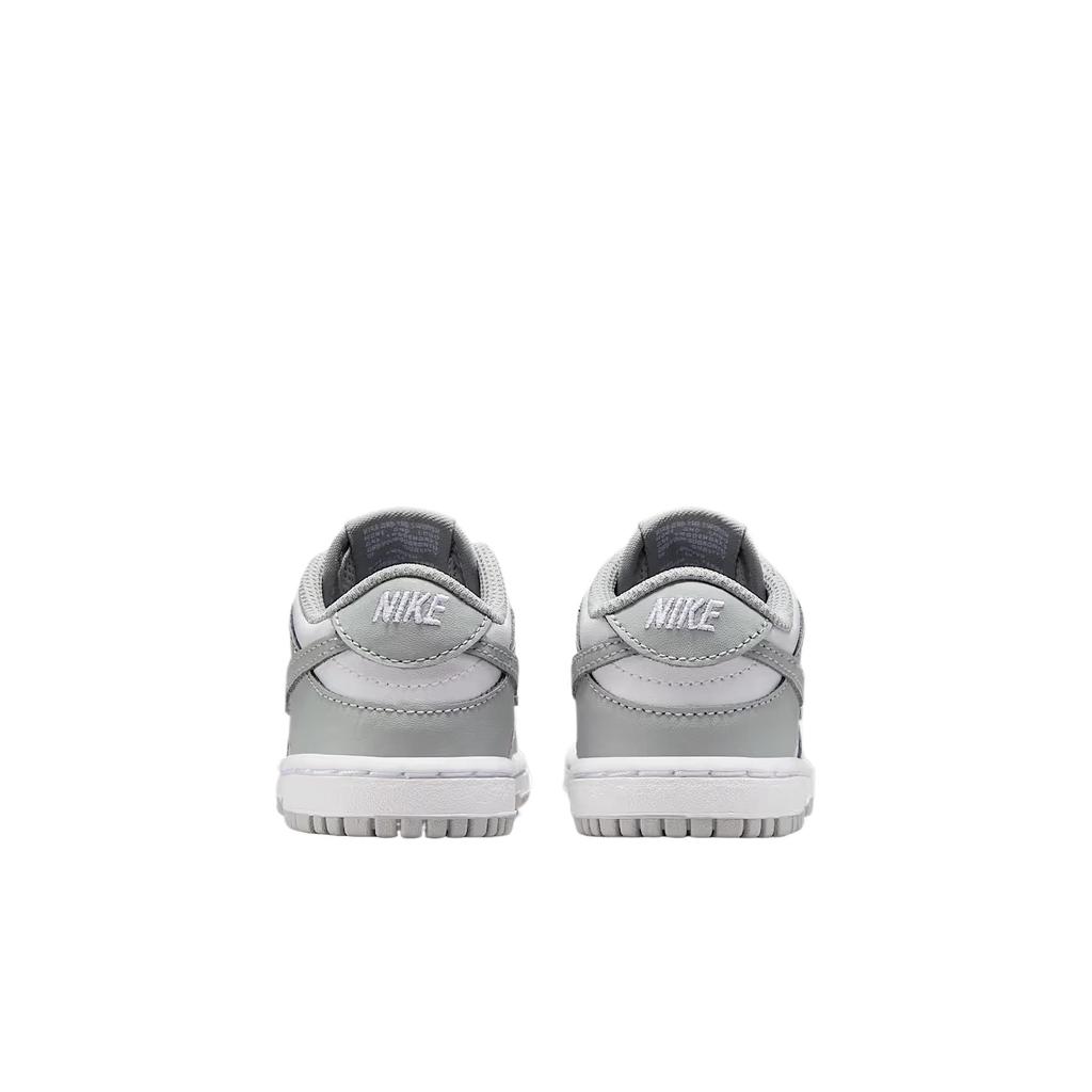 Nike Dunk Low top Toddler Shoes Light Gray Infant And Toddler FB9107-123