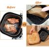 Fryer Liner Disposable Paper Tray Non-Stick Parchment Mat Oil-Proof Liner Non-Stick Mat 100Pcs Air For Kitchen Spaces Oven Baking Paper