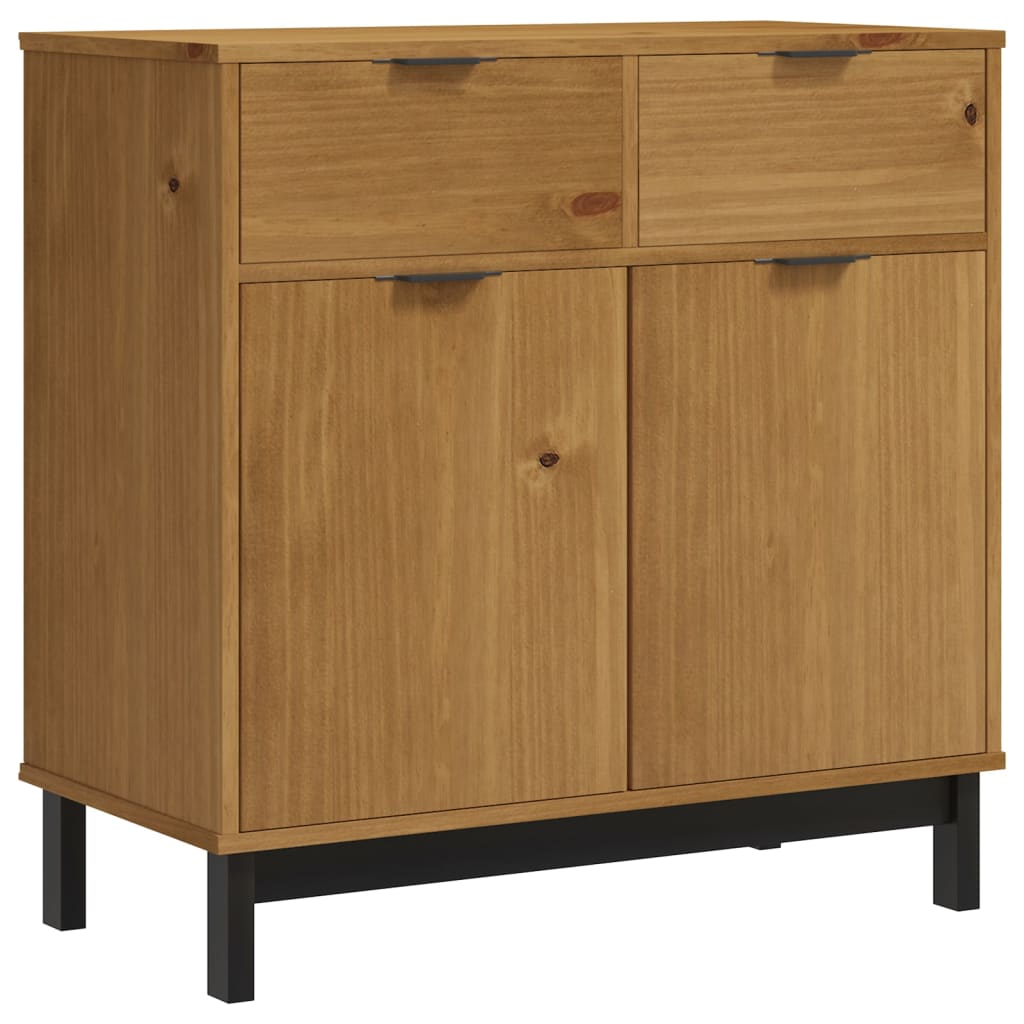 Sideboard FLAM 80x40x80 cm Solid Pine Wood