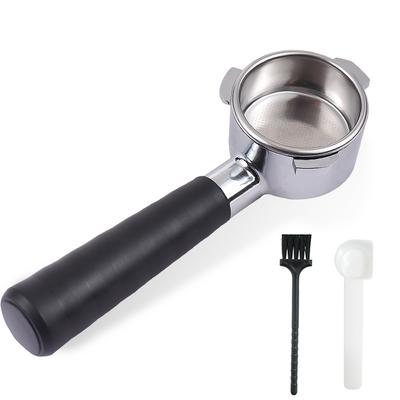 Cornesty Cestello portafiltro nudo senza fondo da 54 mm incluso 3 orecchie in acciaio inossidabile