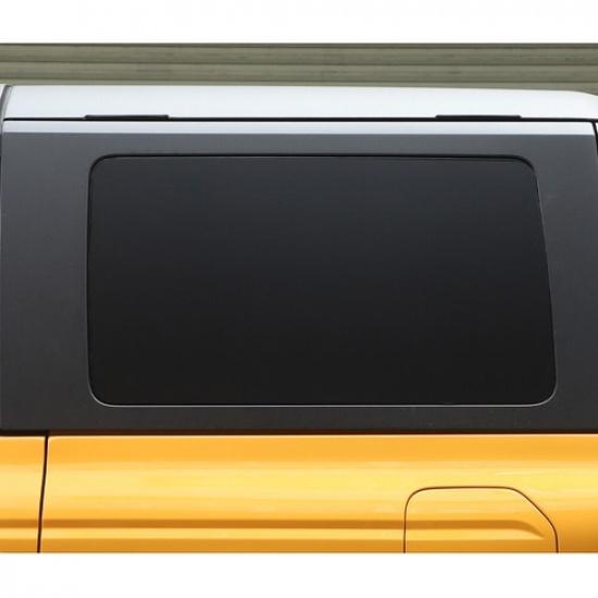 2PCS Exterior Rear Window Sticker Decal Trim  Fit for Bronco + Full Black