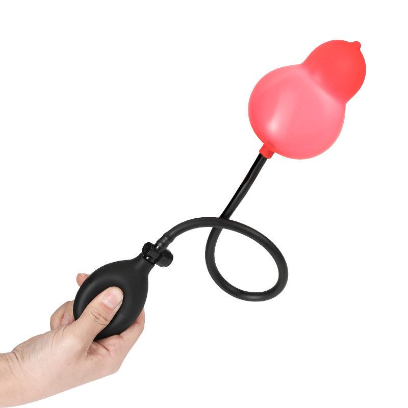 Inflatable Gourd Anal Plug for Men - Wearable SM Adult Toy