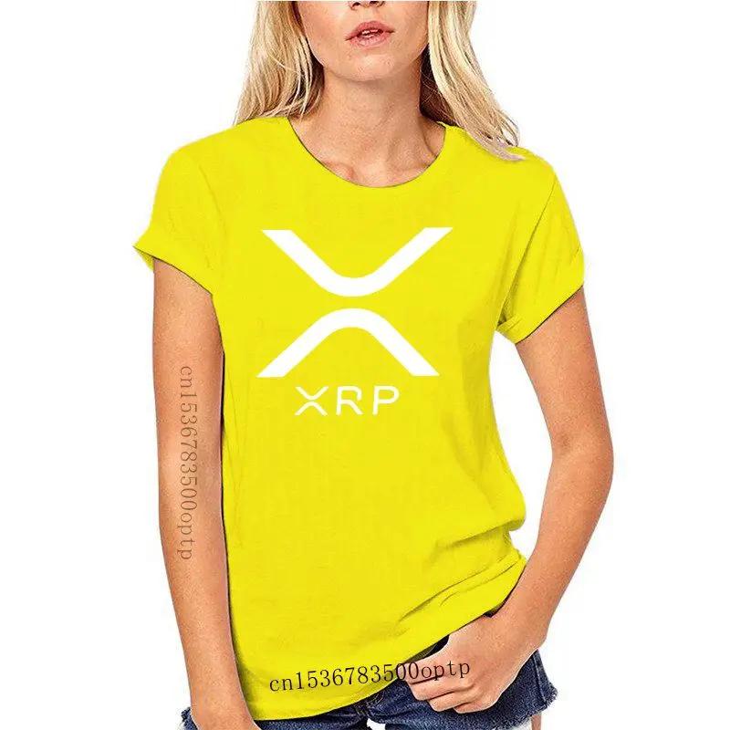 100% Cotton O-neck Custom Printed Men T Shirt Ripple XRP New Logo Crypto Currency Bitcoin Hodl T-Shirt Top Tee Plus Size