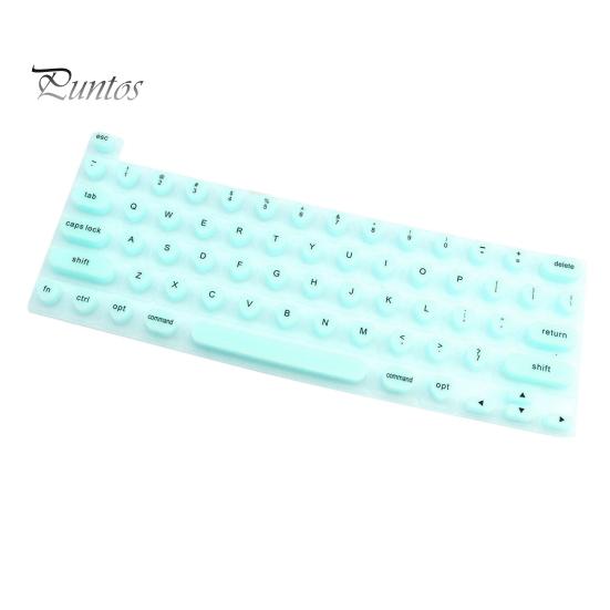 

Nail Art Keyboard Film Cover Soft Silicone Full Size Laptop Keyboard Protector Antistatic Keyboard Skin синий