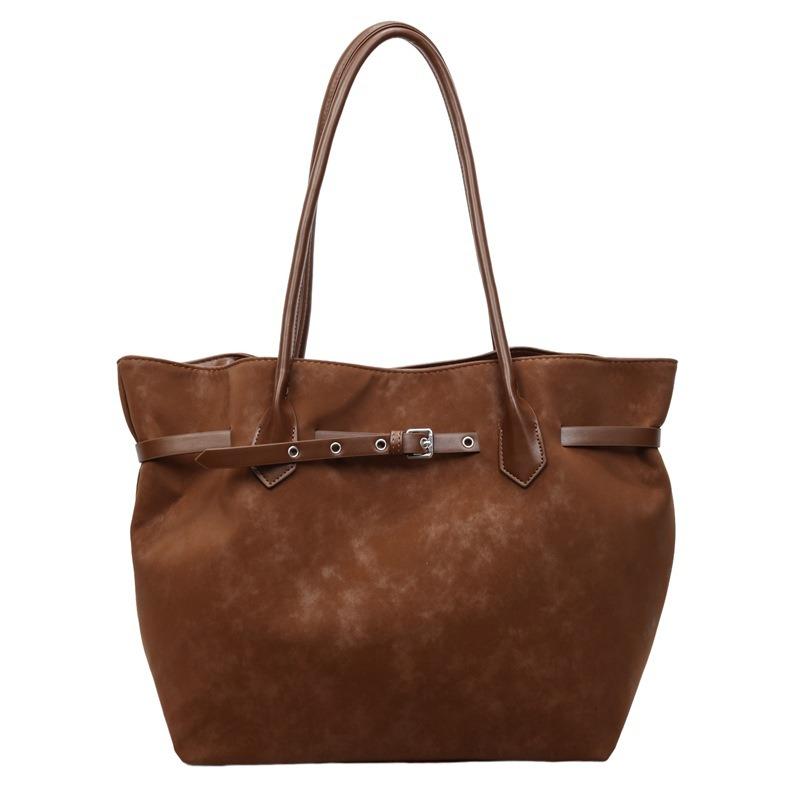 Deerskin pattern handbag large capacity tote bag fashionable new commuter bag shoulder bag underarm women's bag