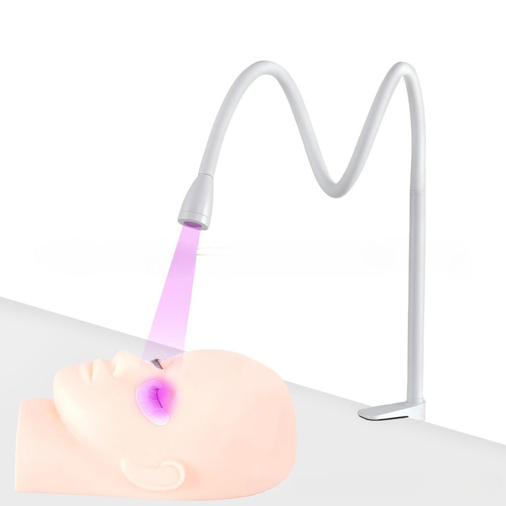 Professional Beauty Salon Equipment UV Eyelash Glue Phototherapy Lamp Pedal Foot Control LED Beauty Nail Floor Light