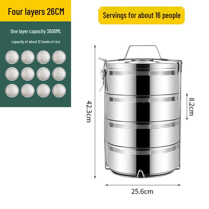 BinXun Outdoor Camping Multi-layer Insulated Food Carrier