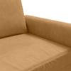 Vidaxl Armchair, Brown, 60 Cm, Upholstered In Velvet