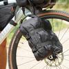 Rhinowalk Bicycle Front Fork Bag Waterproof Bike Pannier Saddle Bag for Mountain Bike Road Bike Accessories Black 6.5L E-Scooter - (1pc)