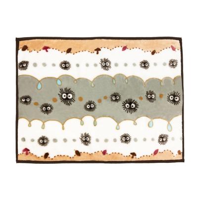 Throw Ghibli My Neighbor Totoro Mokumoku Kurosuke Blanket H70 X W100cm Cute Fluffy Stylish Cold Weather Goods 1125011200