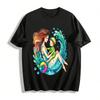 Warm Mother Child Swimming Time Print Casual Top For Adults Pure Cotton T-shirt