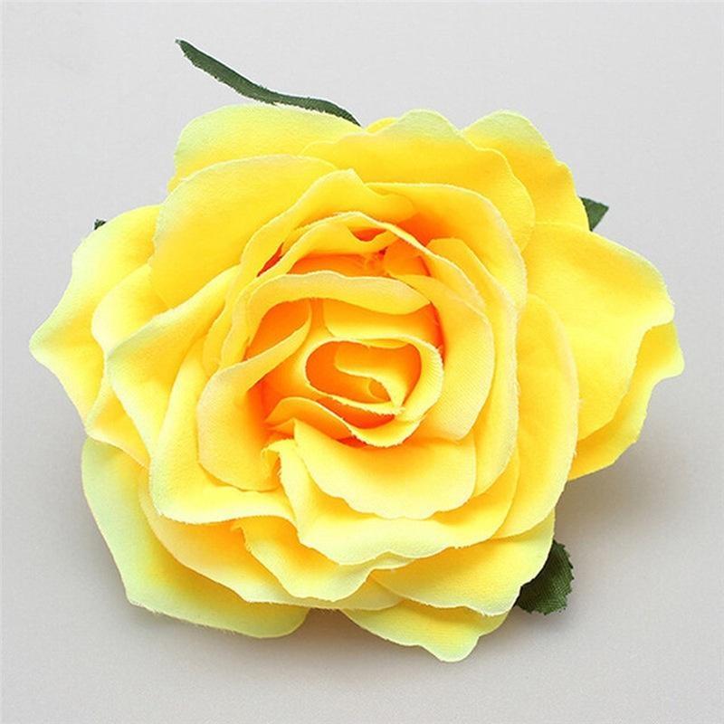 2Pcs Plant Rose  Hairpin Brides Hair Pins Clips Combs Bridesmaid Cloth Flower Jewelry Accessories