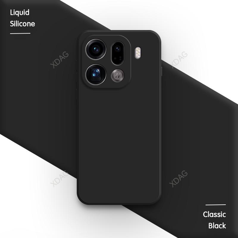 

Базовий чохол для телефону для OPPO Find X9 Pro X9Pro 5G М який Простий Рідкий силікон Класичний Дизайн з прямими краями Висока якість Задні кришки OPPO Find X9 Pro