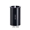 Seat post tube Black Bicycle Bike Cycling Shim Sleeve Reducer Converter