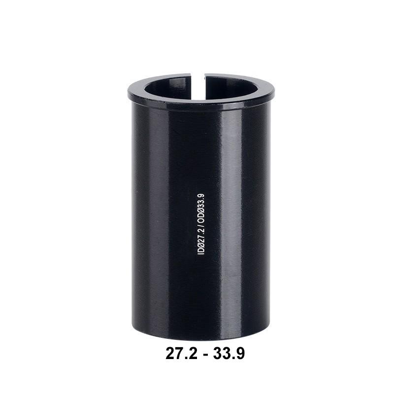 

Seat post tube Black Bicycle Bike Cycling Shim Sleeve Reducer Converter 27.2 to 33.9