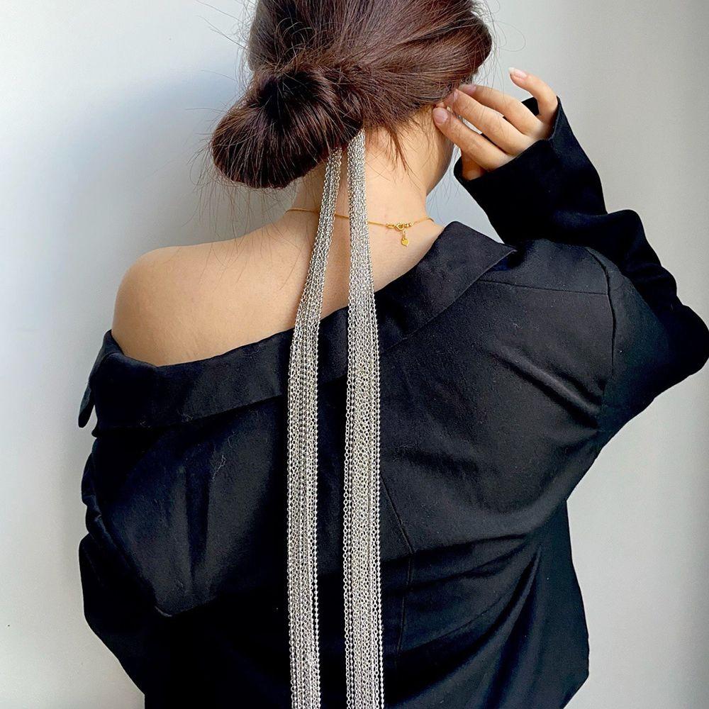 Gift Party Headband Fashion Jewelry Hair Ribbons Tassel Chain Hair Accessory Multi-layer Hair Rope