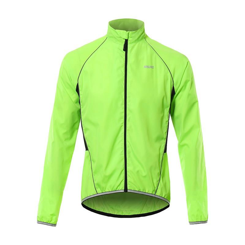 Mens Lightweight Cycling Windbreaker Jacket Running Outdoor Sports Sun Protection Breathable Sportswear