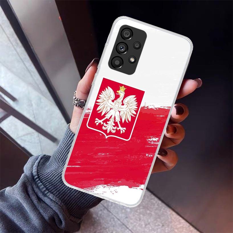 Poland Flag Phone Case For Samsung Galaxy A17 A57 A37 A16 A26 A36 A56 A15 A25 A35 A55 A14 A13 A54 A53 A34 A24 A33 A23 Galaxy A17