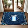 Lazio FC Design Crystal Velvet Rug Soft Decorative Mat for Bedroom Entrance